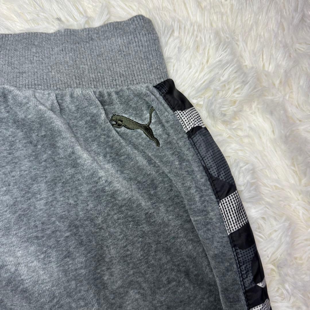 PUMAセットアップ　ベロア素材　Mサイズ　迷彩　カモフラ