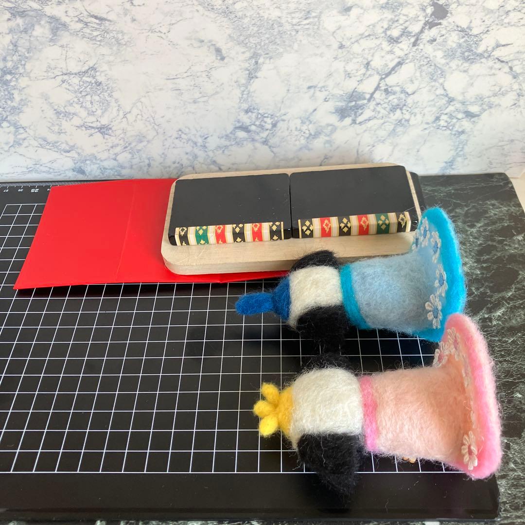 羊毛フェルト 犬 狆 雛人形 花見 専用