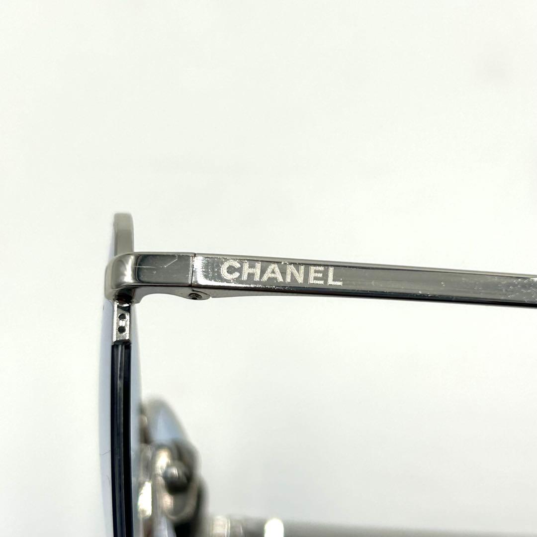 CHANEL シャネル サングラス 2203 ハーフリム メタル ココマーク