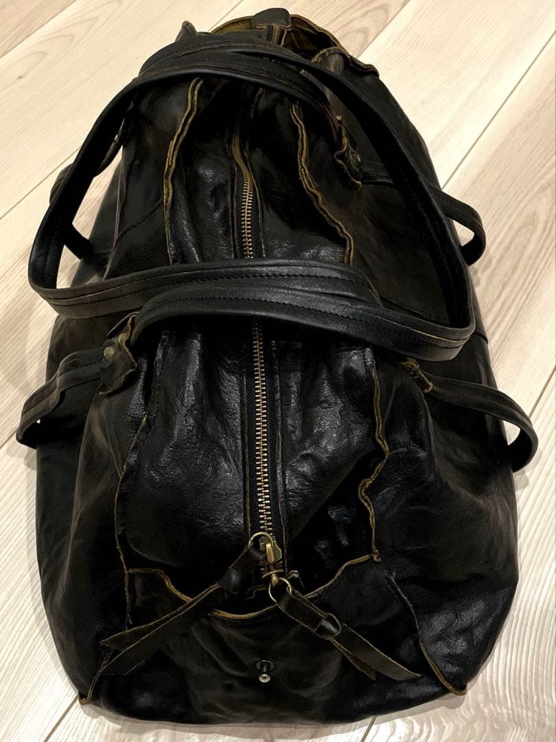 ⚪︎annak アナックレザーボストンバック 新品未使用　ブラック
