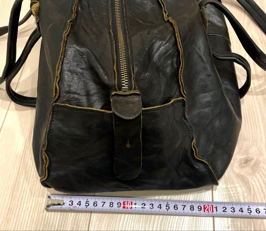 ⚪︎annak アナックレザーボストンバック 新品未使用　ブラック