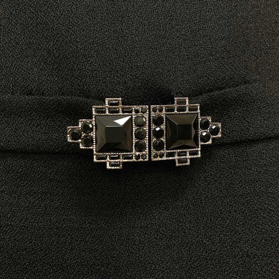 【美品✨】定価60,000円❤️アドーア✨サイズ36✨ウエストビジューワンピース