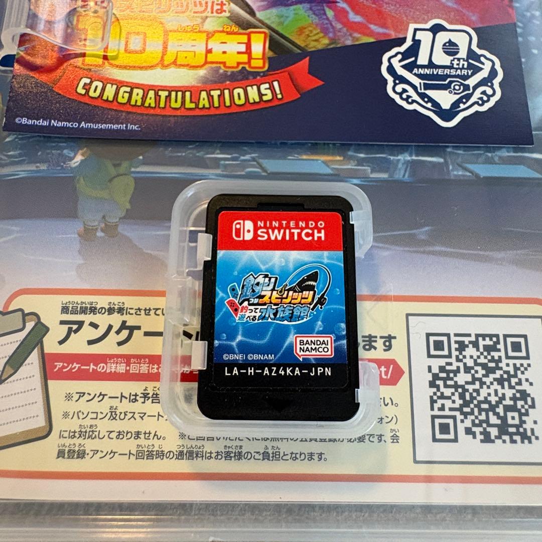 釣りスピリッツ 釣って遊べる水族館 Switch 専用コントローラー付き