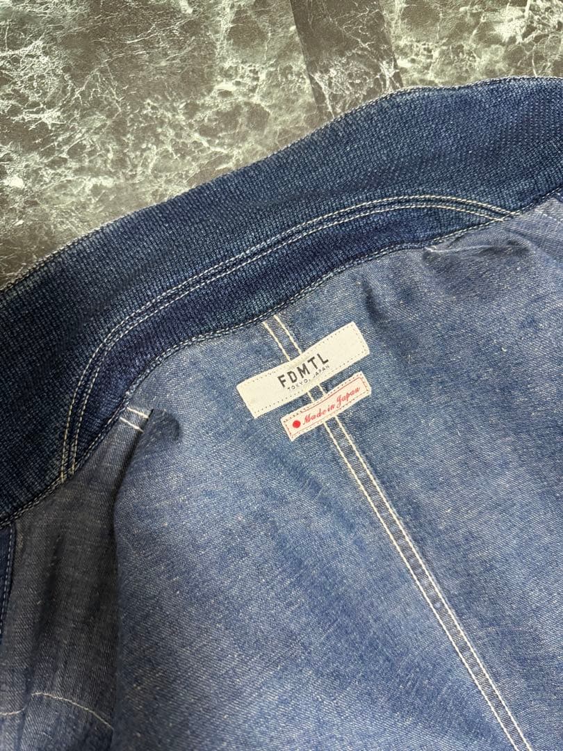 FDMTL COVERALL JACKET パッチワーク カバーオール　デニム3