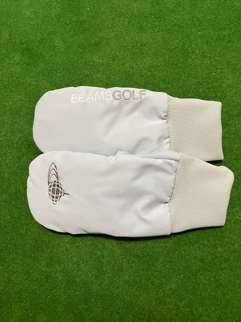 BEAMS GOLF グレー ミトン