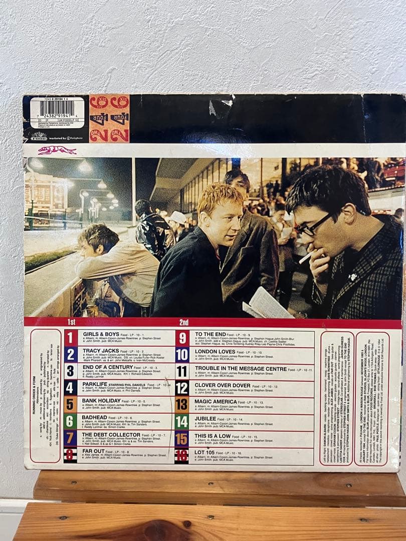 オリジナル盤LP blur PARKLIFE