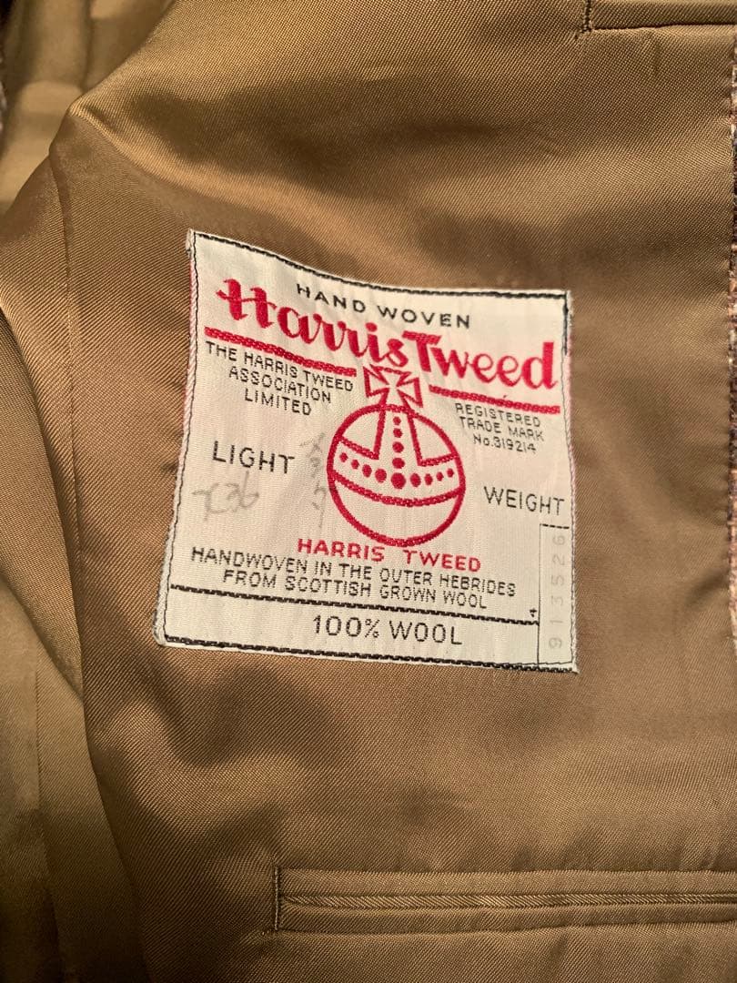 Harris Tweed LORDMAYOR ヴィンテージ テーラードジャケット