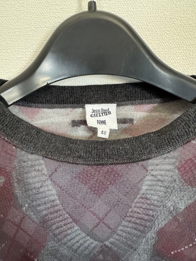 S*o様 Jean Paul Gaultier ゴルチエ パワーネット アーガイ
