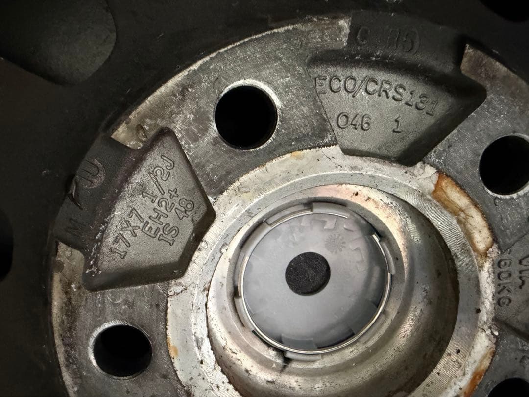 ECO FORME CRS131 ホイール 4本中古 5H120 17×7.5