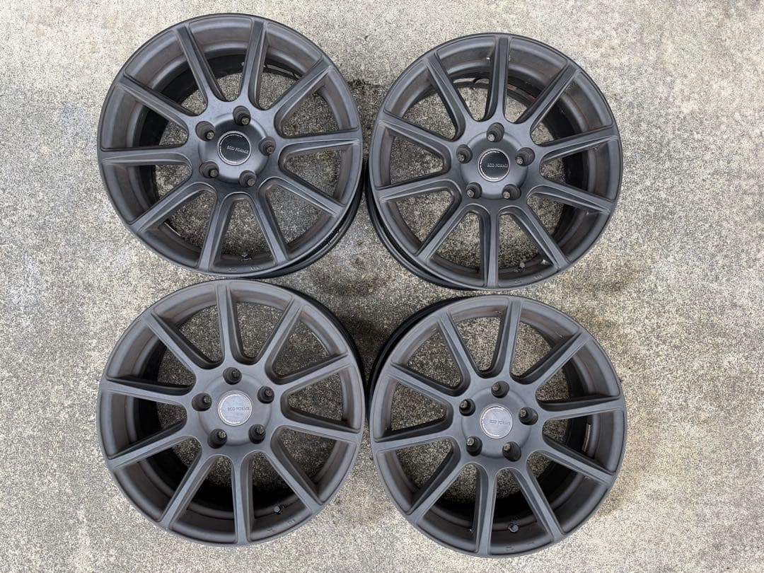 ECO FORME CRS131 ホイール 4本中古 5H120 17×7.5