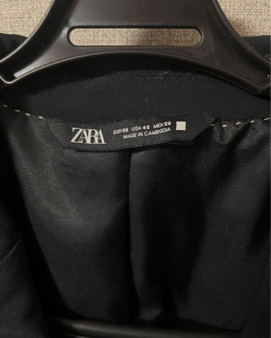 【特価セール‼️】【試着程度】ZARA ブラック テーラードジャケット