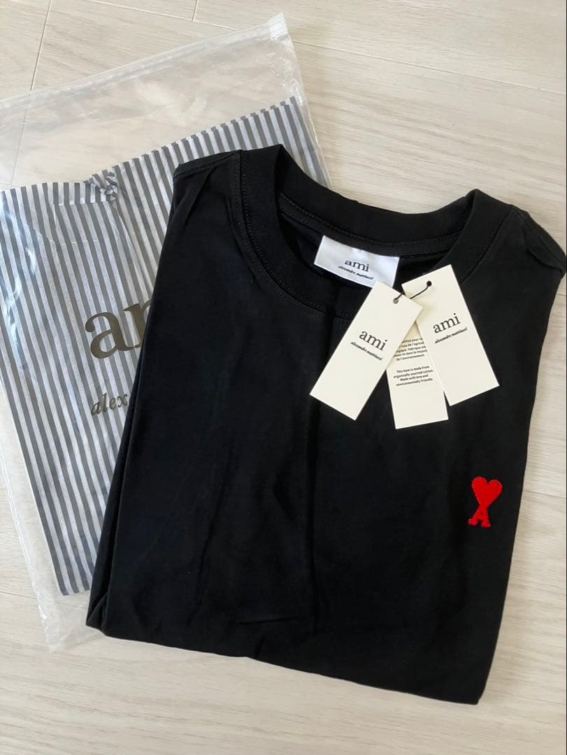 新品アミパリス(AmiParis)　半袖Tシャツ　Lサイズ　黒