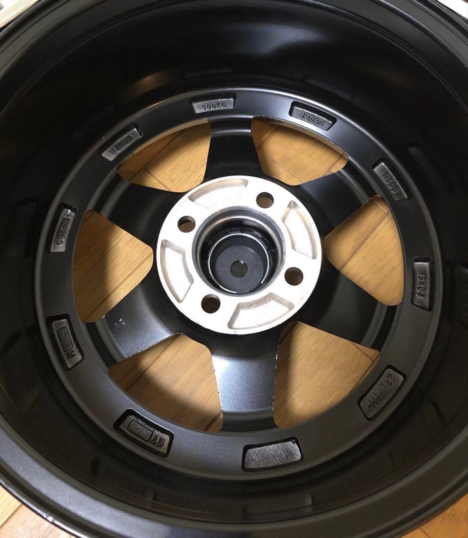 旧車・街道レーサー・暴走族 15×8J/+20/PCD100 新品ホイール２本