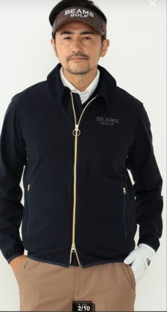 BEAMS GOLF PURPLE LABE　 ジャケット　ネイビー　Lサイズ