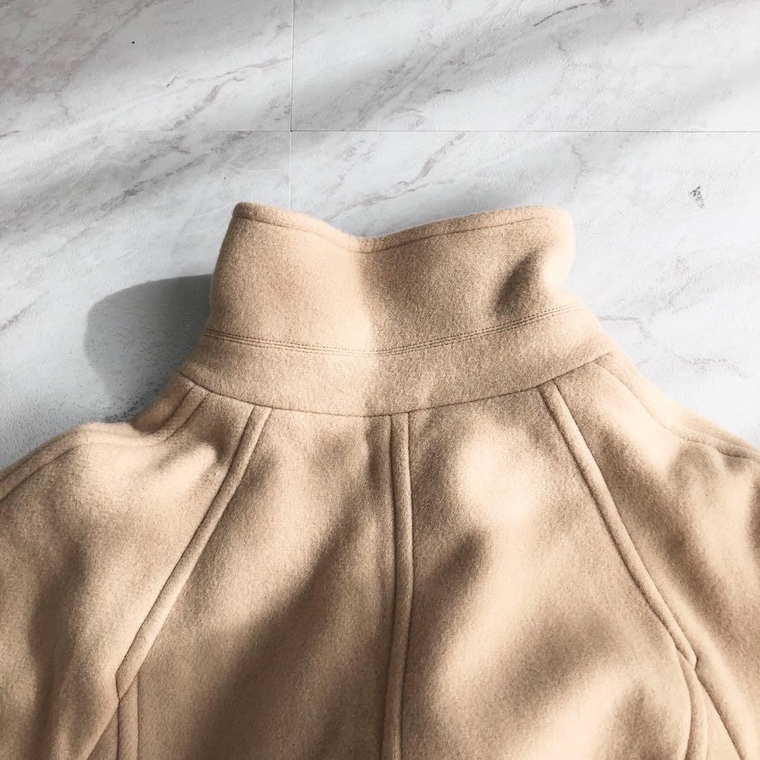 美品❤️スローブイエナ　パイルメルトンスタンドコクーンコート　ベージュ　M