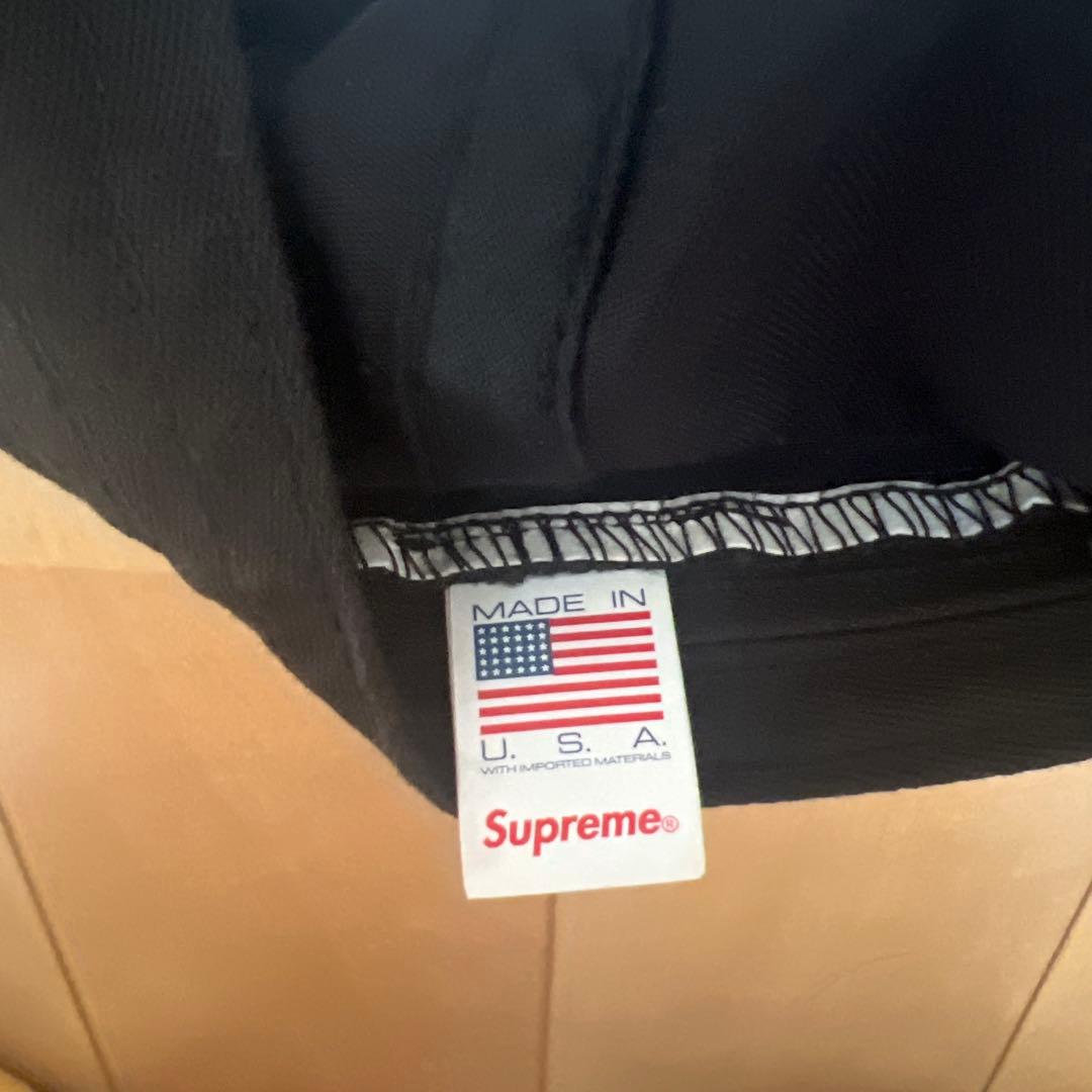 極美品 Supreme 2-Tone S Logo 6-Panel Cap 黒