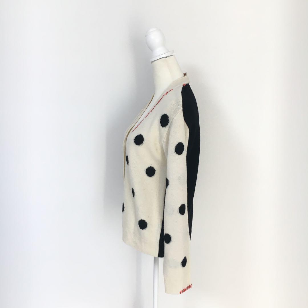 近年美品　MARNI マルニ　デザイン　ウール　カーディガン