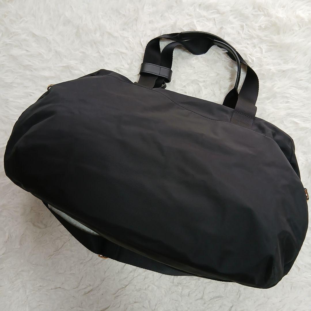 【極美品】【agnes b.】FT03 2Way ボストンバッグ　チャーム、鍵付