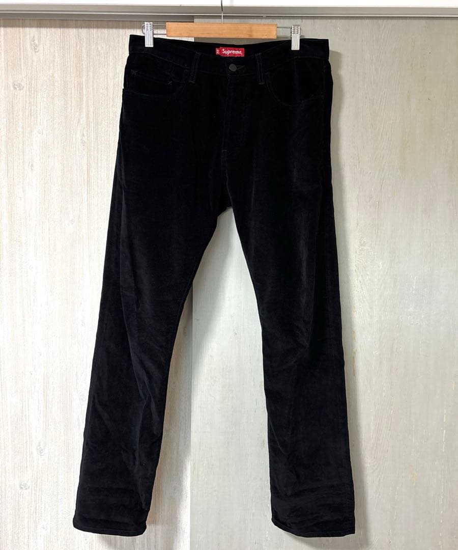 美品 Supreme シュプリーム cotton パンツ 32 BK USA製