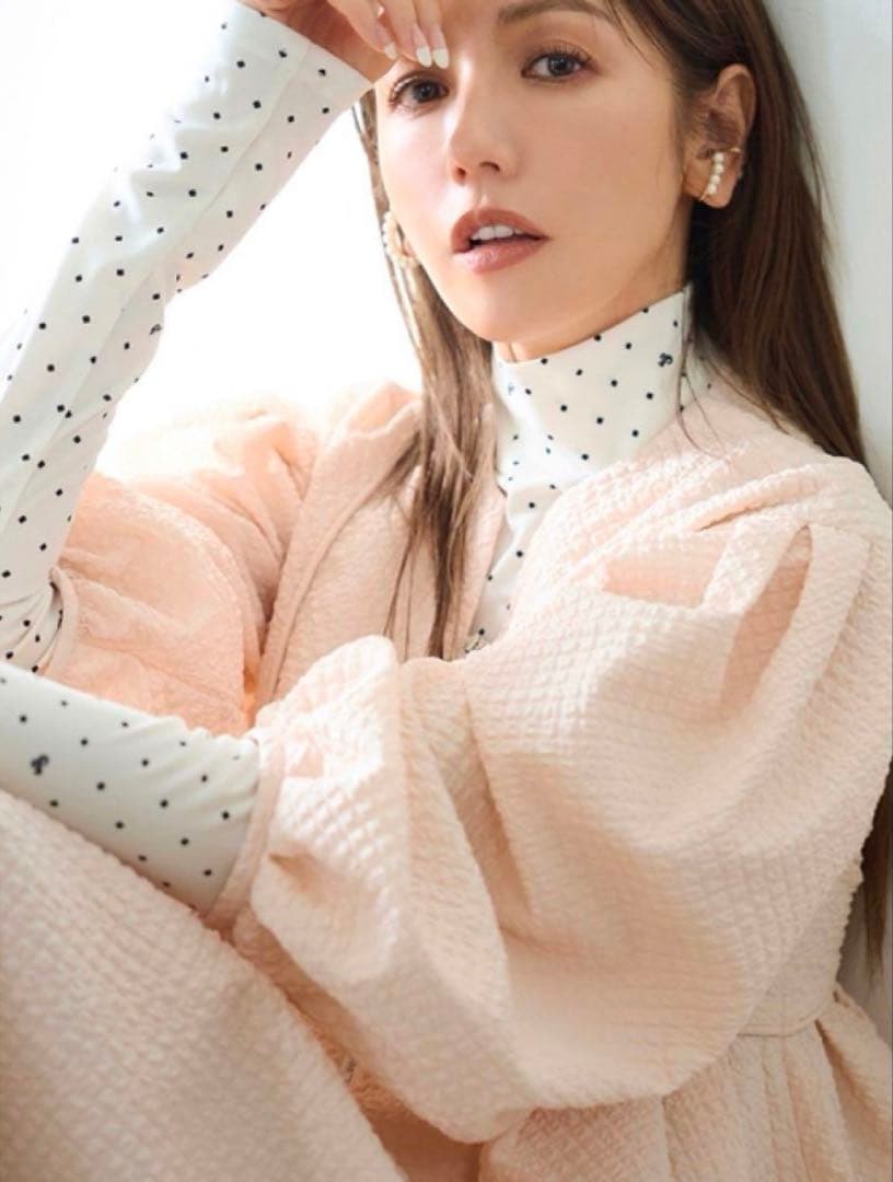 CELFORD ふくれジャガードワンピース　ピンク　セルフォード　Pink