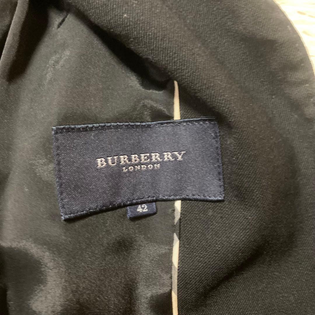 極美品☆バーバリーロンドンBURBERRY LONDON ジャケットブラック42