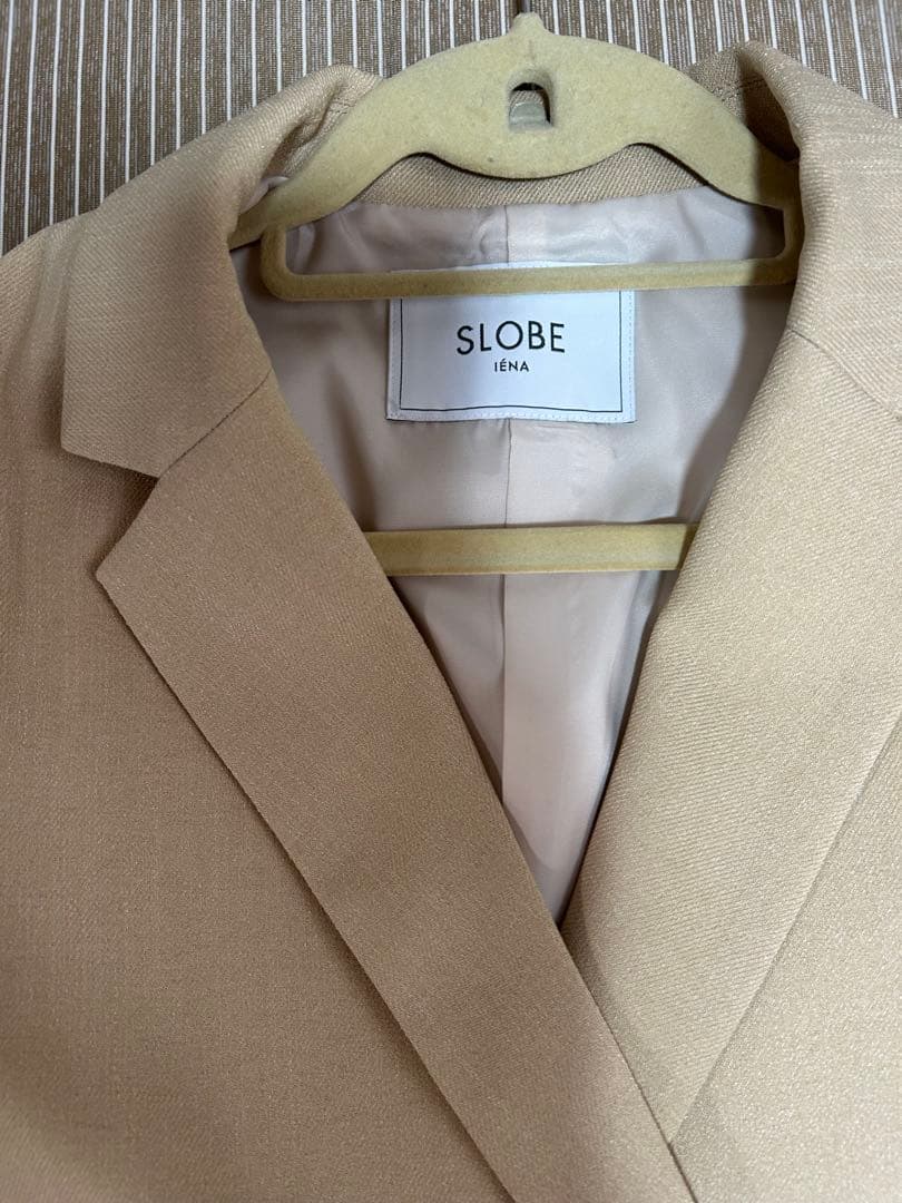 美品✨SLOBE ベージュ ダブルジャケット