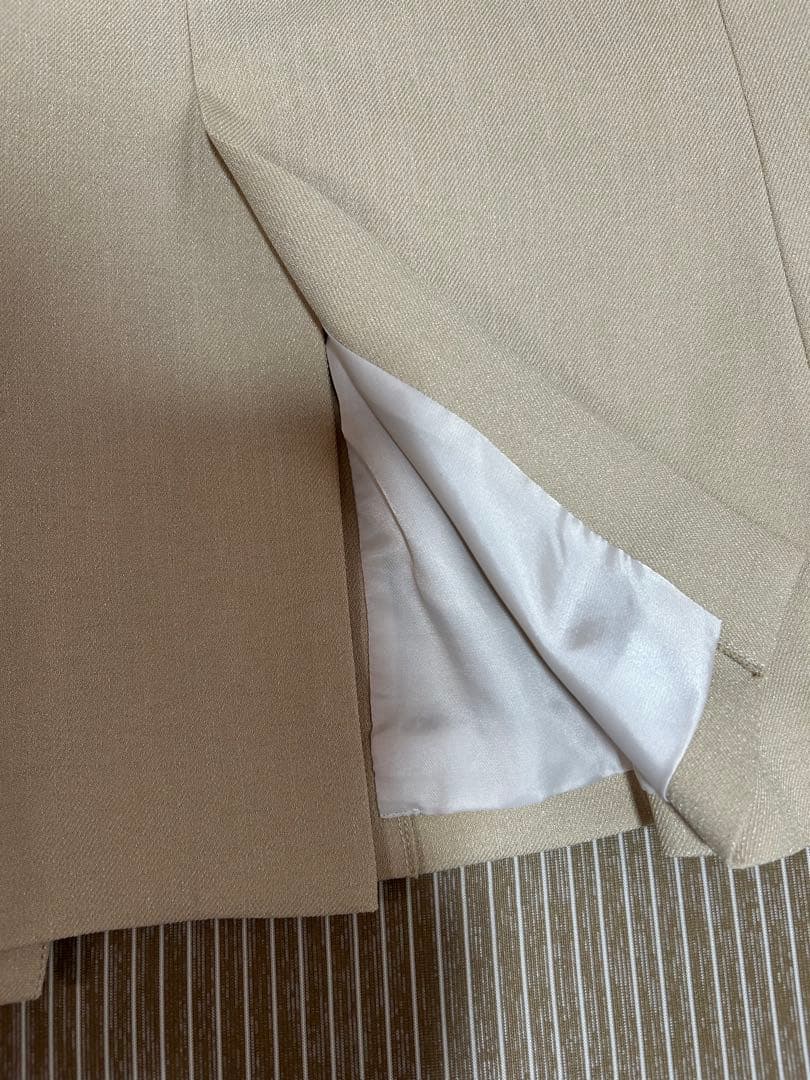 美品✨SLOBE ベージュ ダブルジャケット