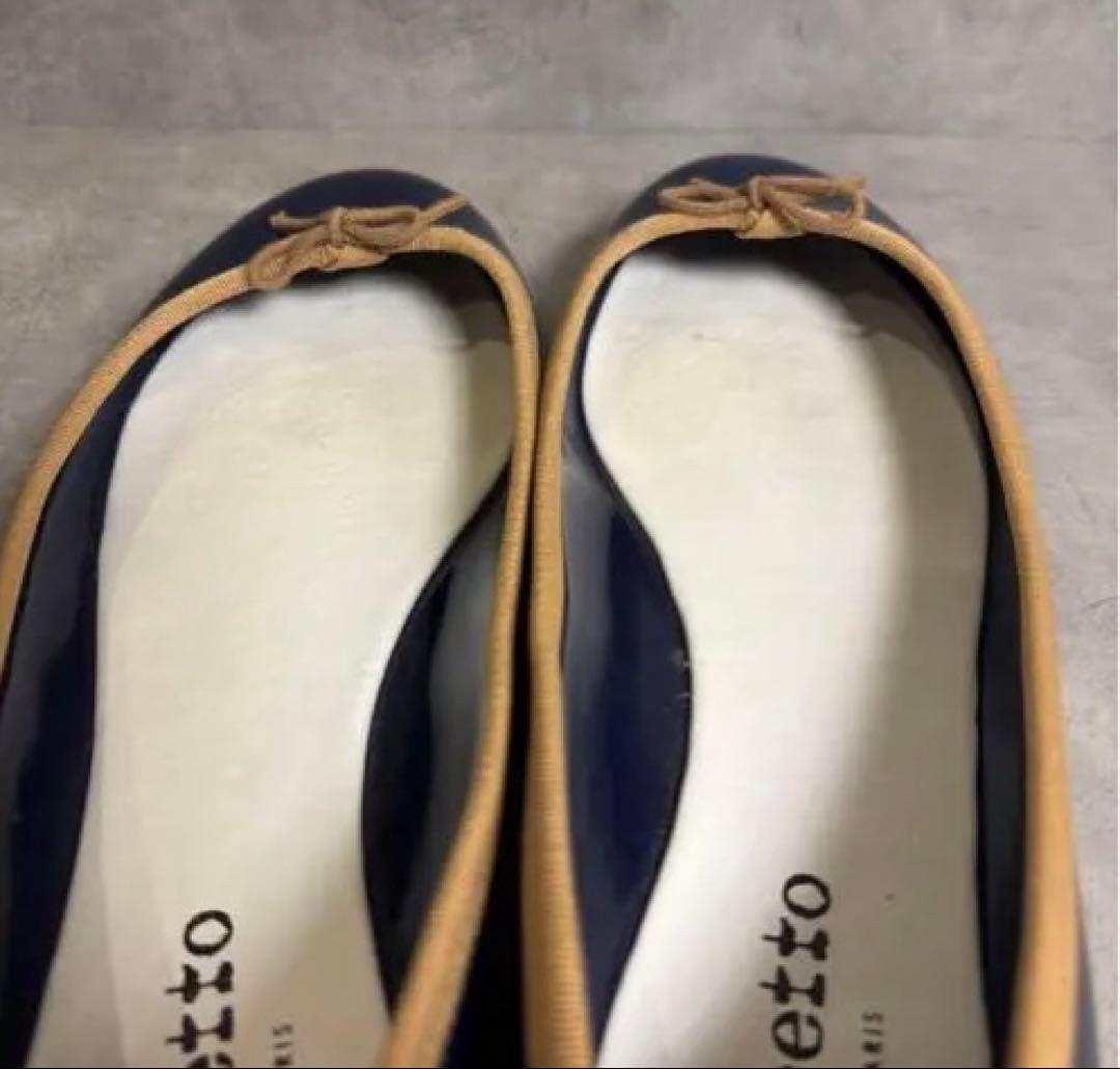 【希少サイズ】　Repetto　レペット　レインシューズ　ネイビー　41