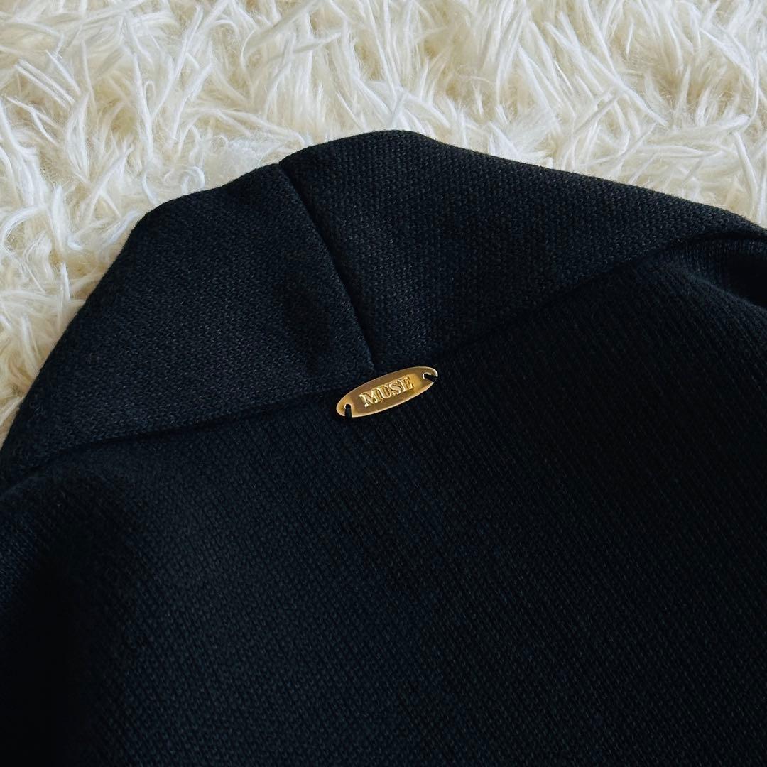 【極美品】ドゥーズィエムクラス Twinscotton ショートガウン ブラック