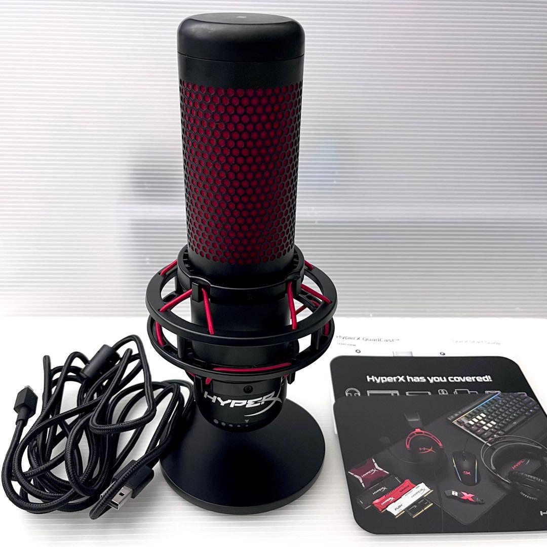 配信機器・PA機器・レコーディング機器 HyperX QuadCast HX-MICQC-BK