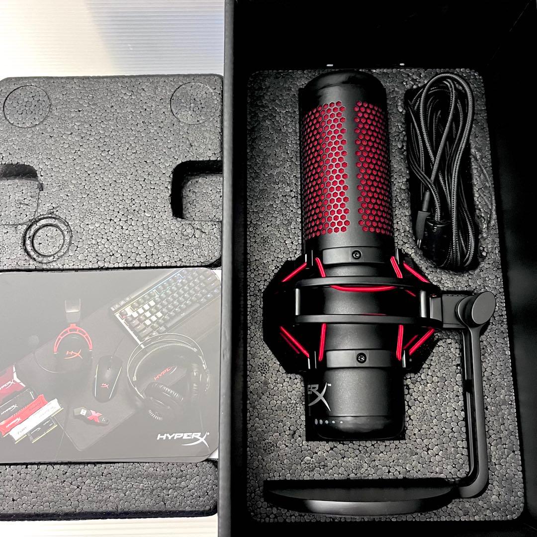 配信機器・PA機器・レコーディング機器 HyperX QuadCast HX-MICQC-BK