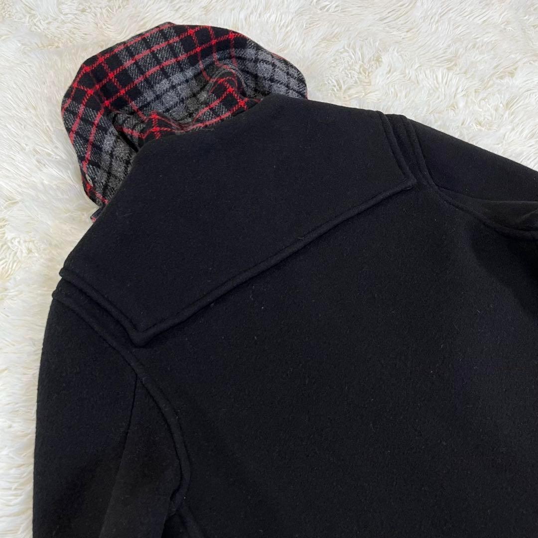 英国製✨グローバーオール×SILAS ダッフルコート　ウール　ブラック　Lサイズ