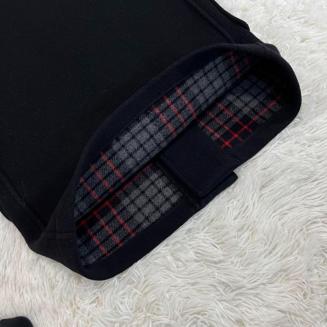 英国製✨グローバーオール×SILAS ダッフルコート　ウール　ブラック　Lサイズ