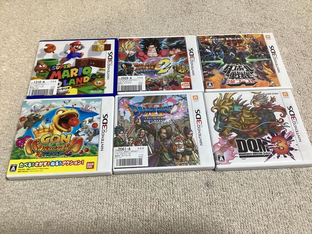 【動作確認済み】ニンテンドー3DS ゲームソフトセット 56本まとめ売りセット