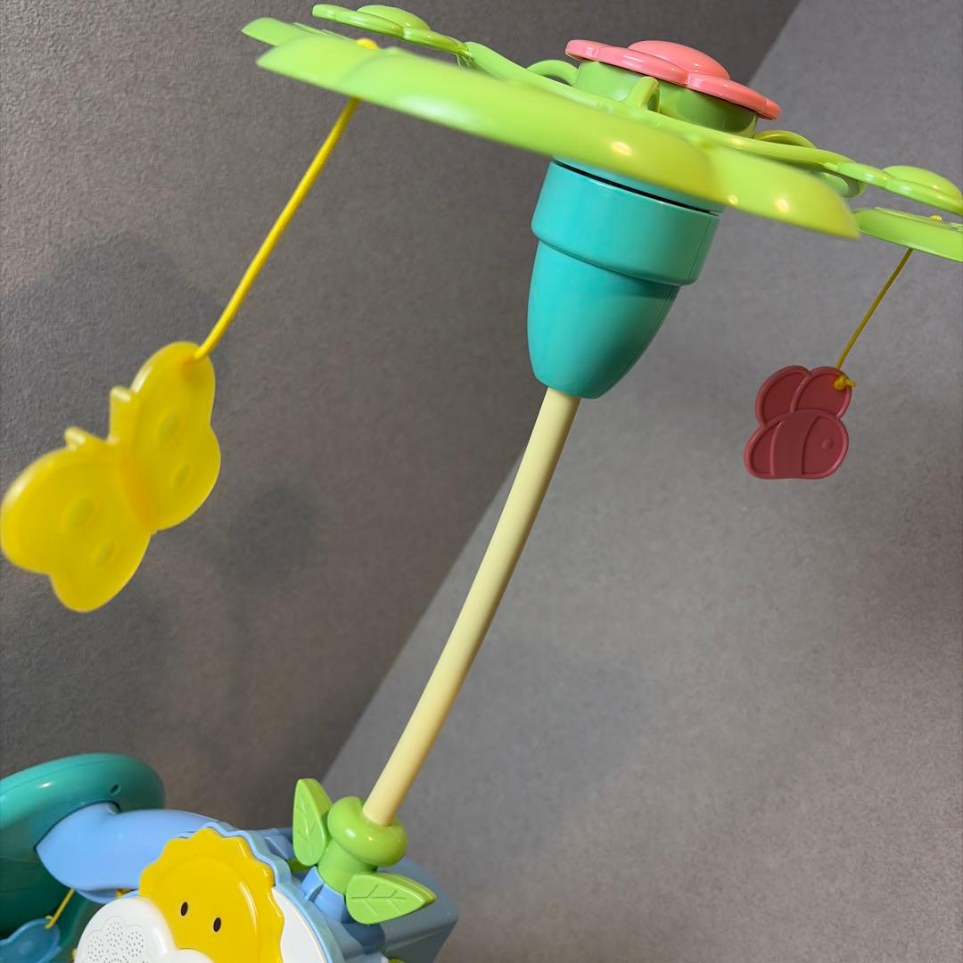 極美品 くまのプーさんプーメリー えらべる回転6wayジムにへんしんメリー