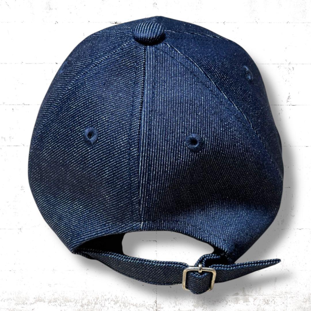 極美品　A.P.C. 刺繍ロゴ入り　デニム　ベースボール　キャップ