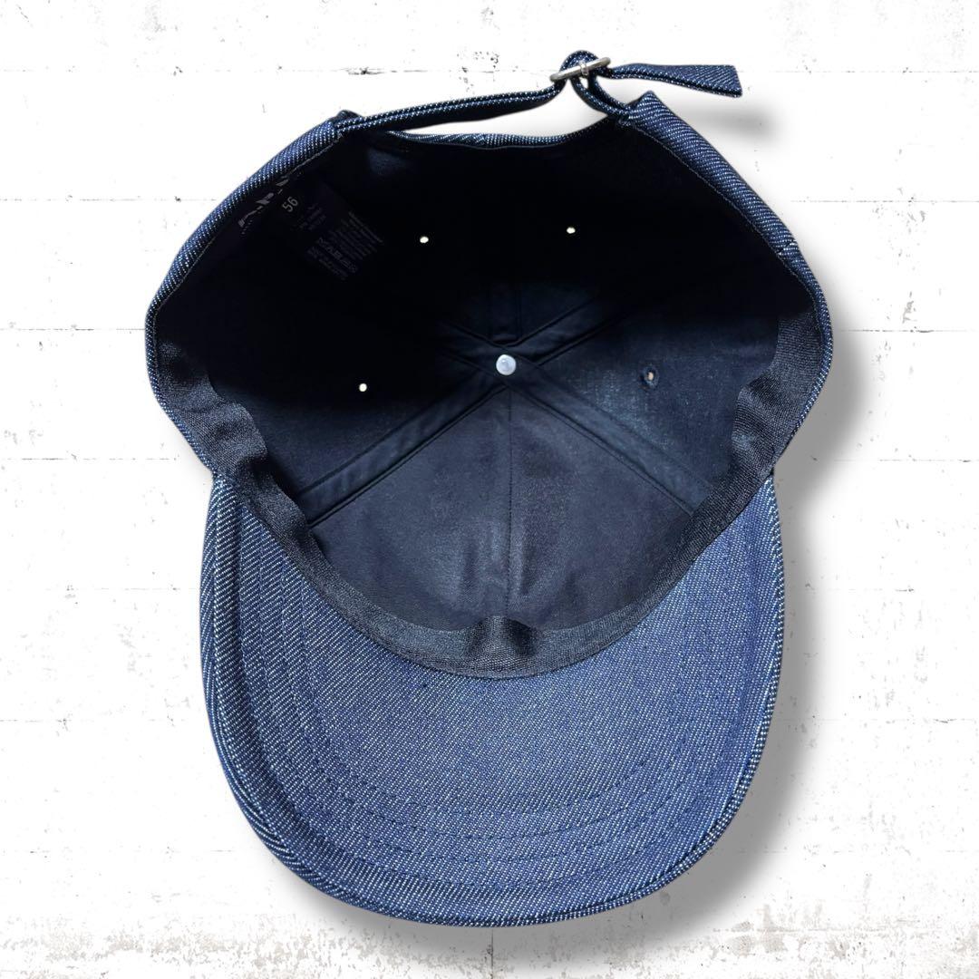 極美品　A.P.C. 刺繍ロゴ入り　デニム　ベースボール　キャップ
