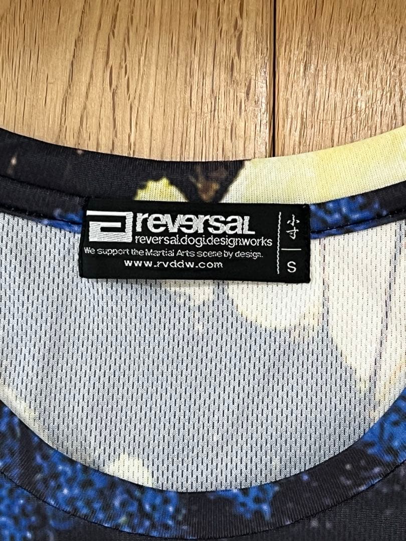 リバーサル reversal ドライタンクトップ　転写プリント　バタフライ