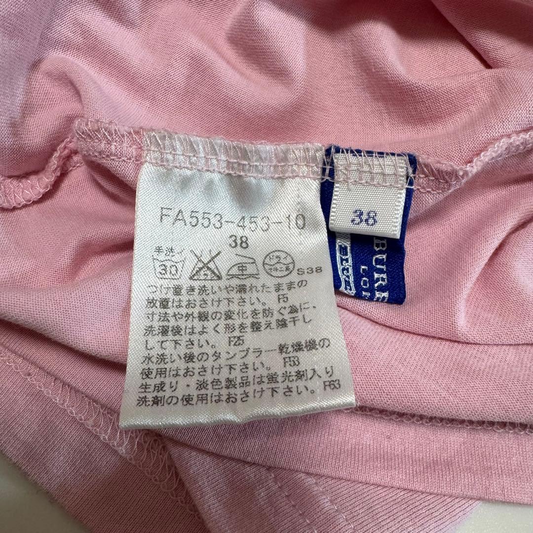BURBERRY BLUE LABEL バックリボン パフ袖カットソー y2k