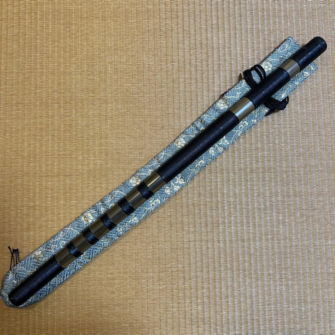 ※お盆SALE価格　神楽笛 紐巻 和楽器 専用笛袋付