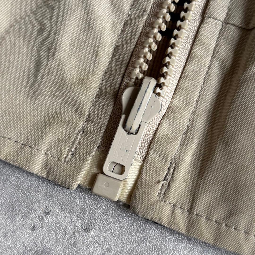 【80s vintage】リバーシブル　ジップブルゾン　WPL 短丈　古着