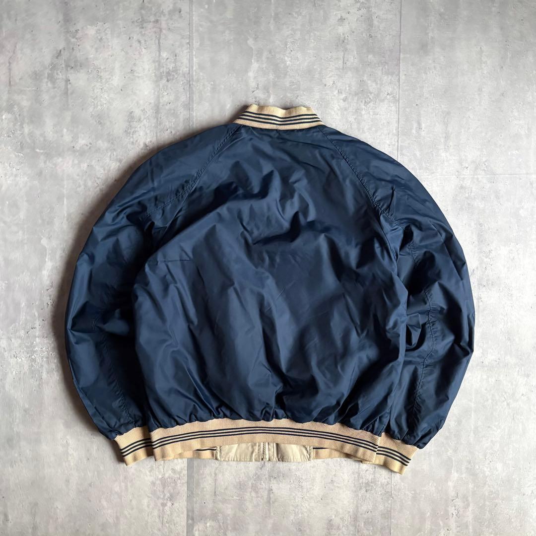 【80s vintage】リバーシブル　ジップブルゾン　WPL 短丈　古着