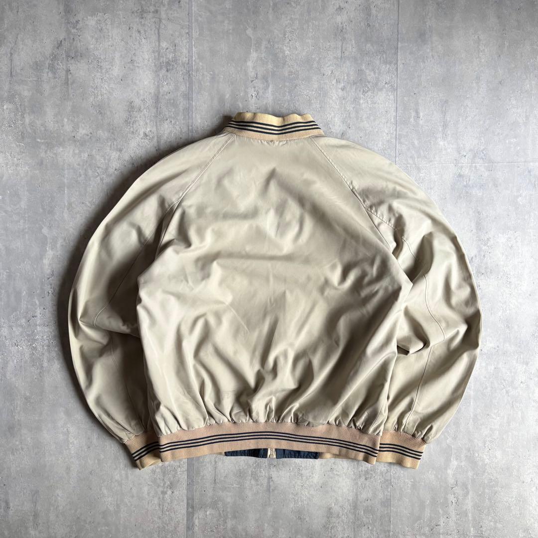 【80s vintage】リバーシブル　ジップブルゾン　WPL 短丈　古着