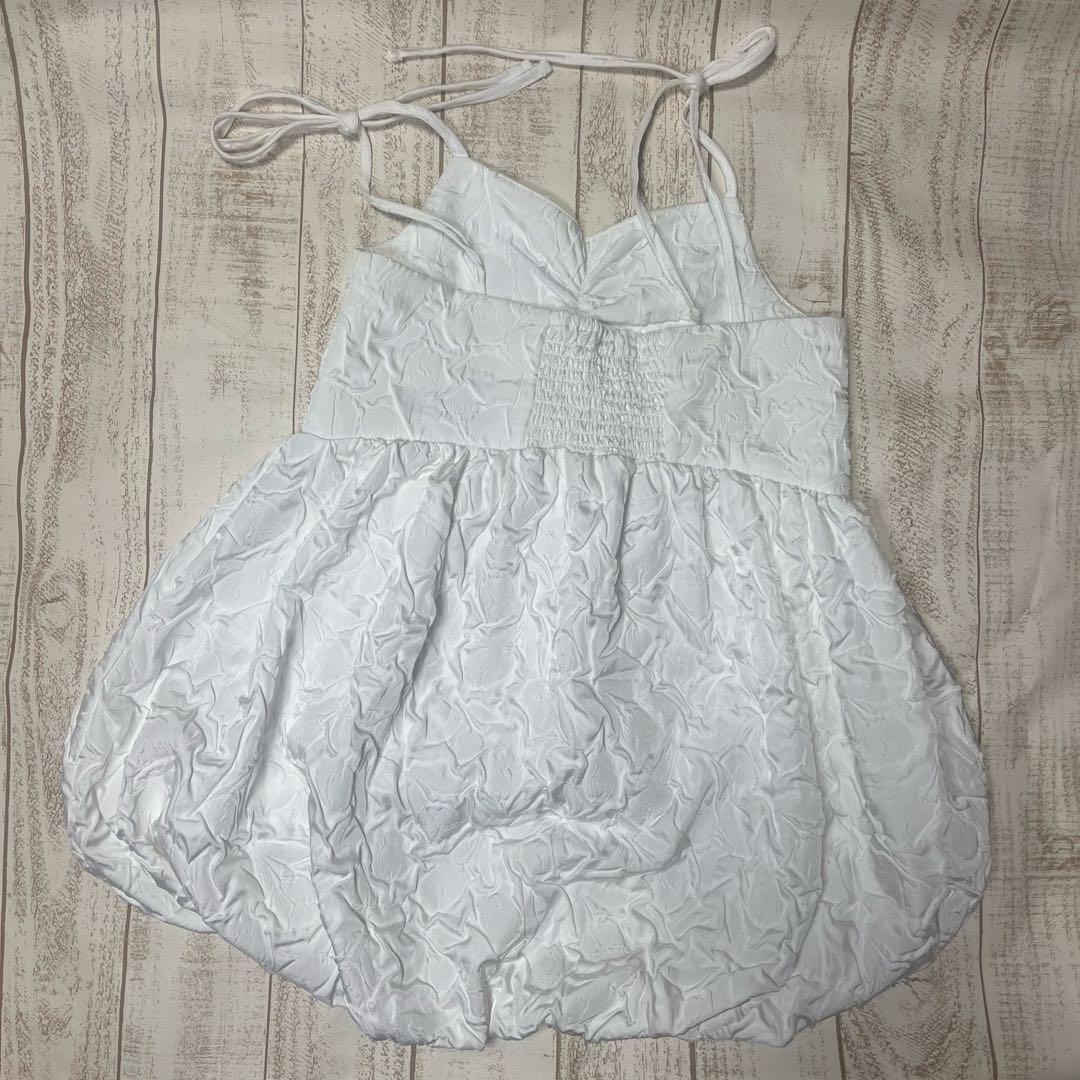 お値下げ中POPPY BALLOON CAMI TUNIC ホワイト チュニック