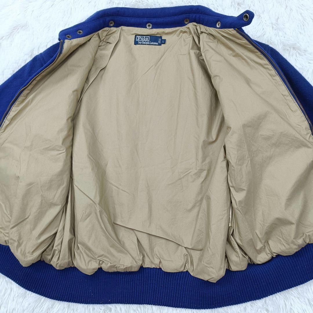 80s〜90s ポロ バイ ラルフローレン ウールジャケット ブルゾン L