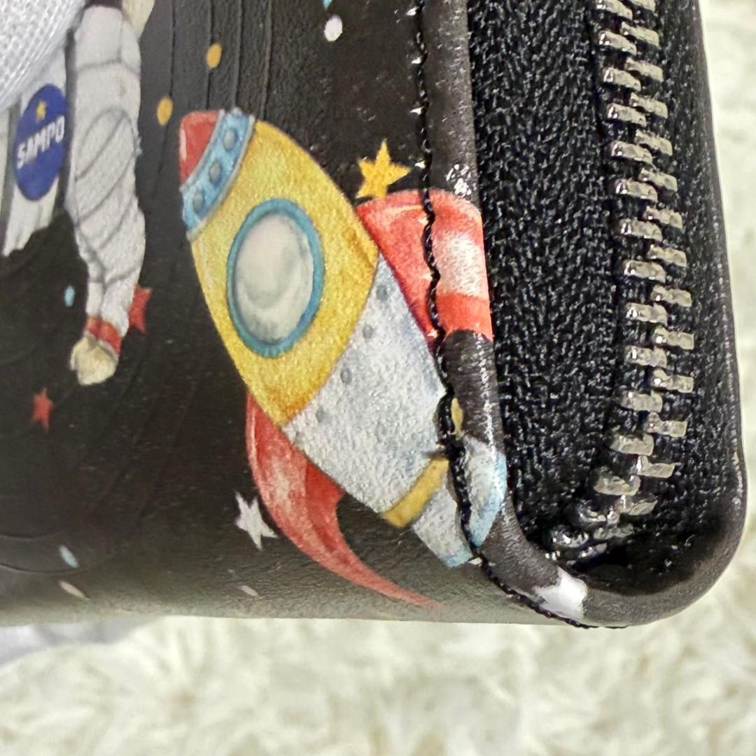 【203】sampo×perche×ear スペーストイ 折り財布 カードケース