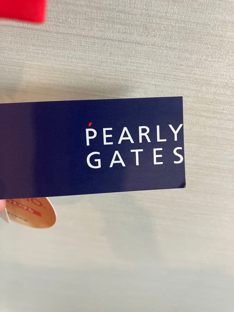 PEARLY GATES パーリーゲイツ　ボーダー柄　レッドシャツ