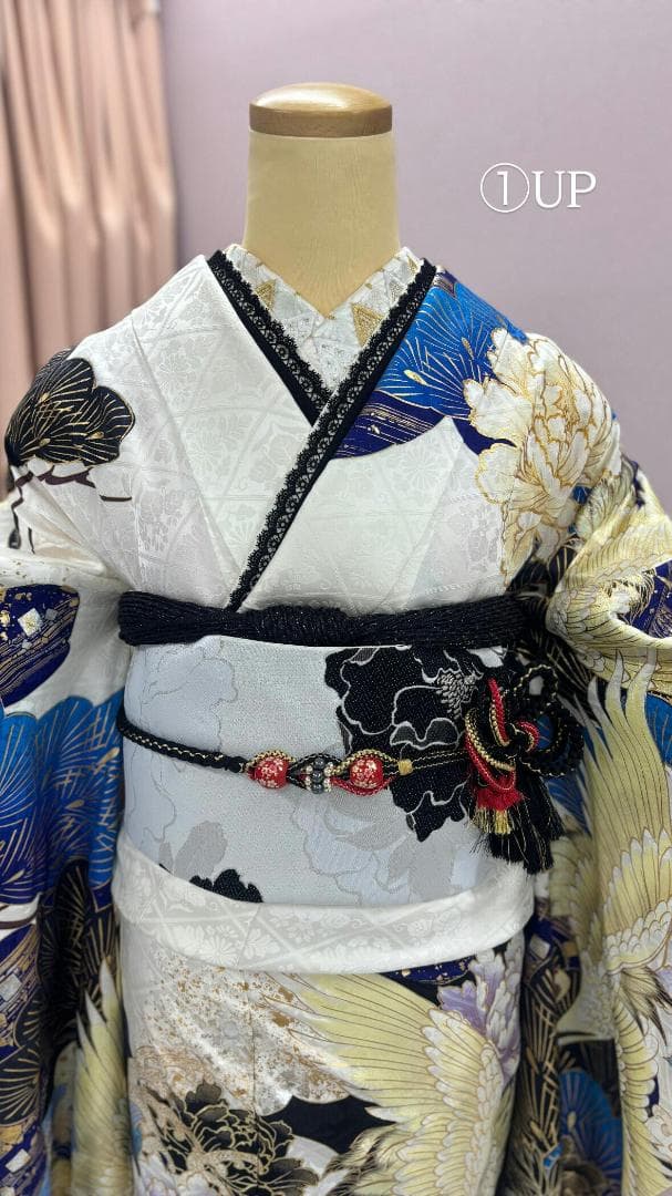 ≪即着用可能≫ 振袖 正絹 フルセット 165cm~175cmの方用【966】
