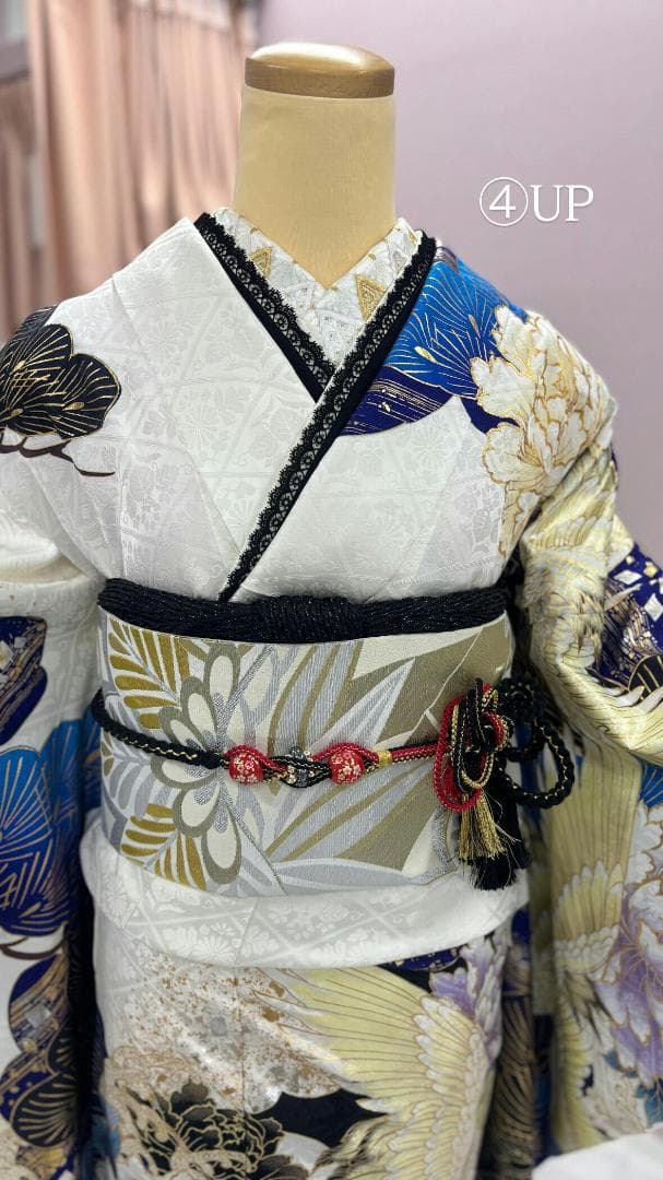 ≪即着用可能≫ 振袖 正絹 フルセット 165cm~175cmの方用【966】