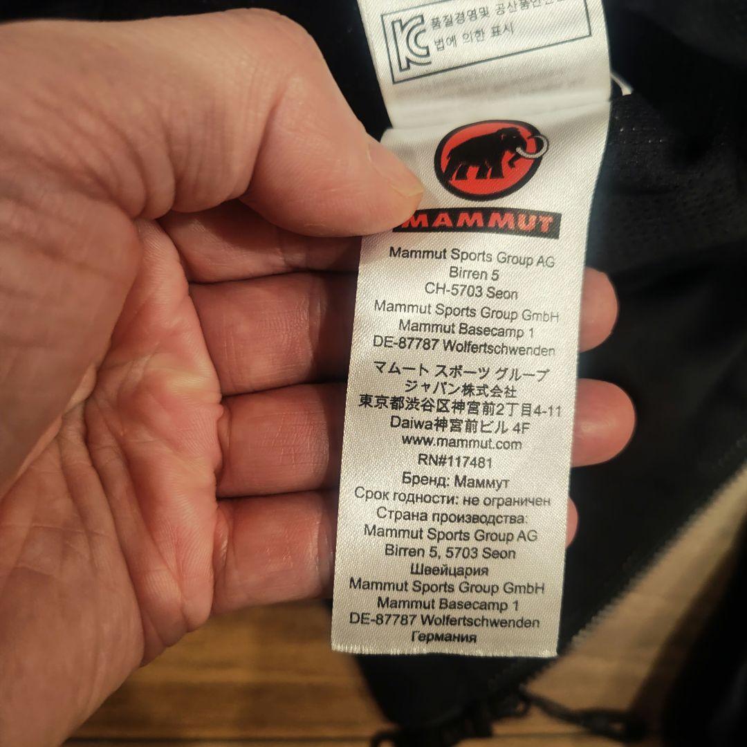 マムート Alpha IN Hooded Jacket AF Men ブラック